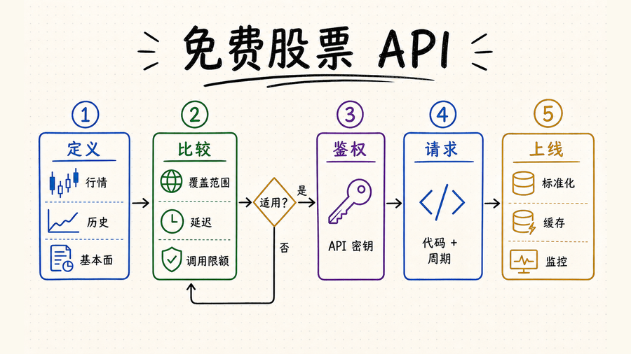 免费股票 API:可靠接入指南